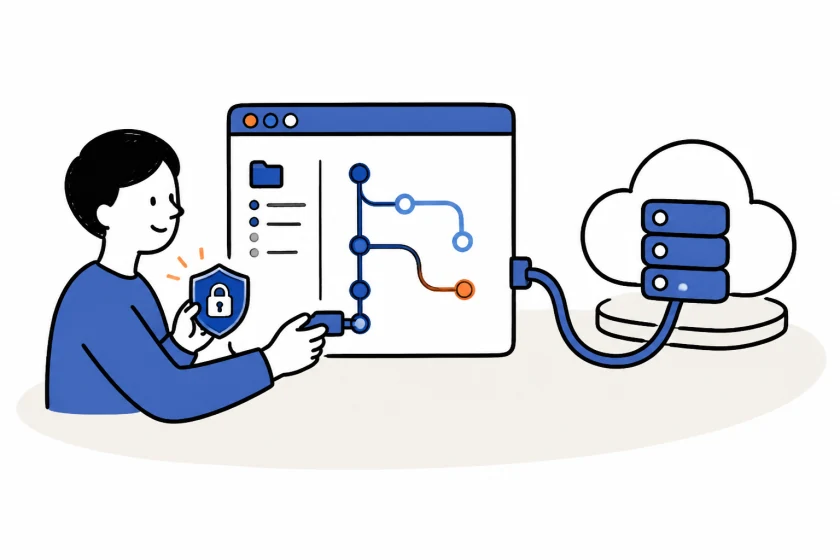 共有方法を確認のイラスト